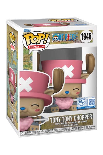 One Piece POP! Animation Vinyl Figure Tony Tony Chopper with Cotton Candy Exclusive 9 cm