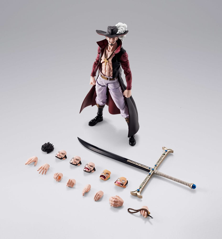 One Piece S.H.Figuarts Action Figure Dracule  Mihawk Hawkeye 17 cm