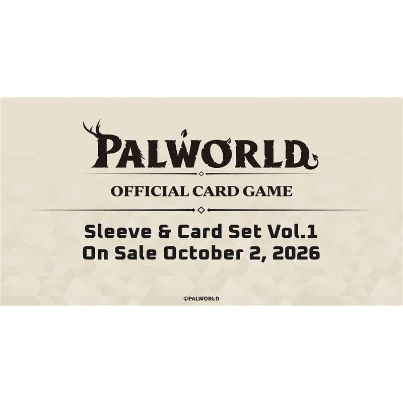 Palworld Official Card Game Sleeve & Card Set Vol.1