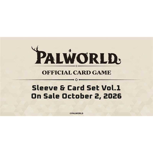 Palworld Official Card Game Sleeve & Card Set Vol.1