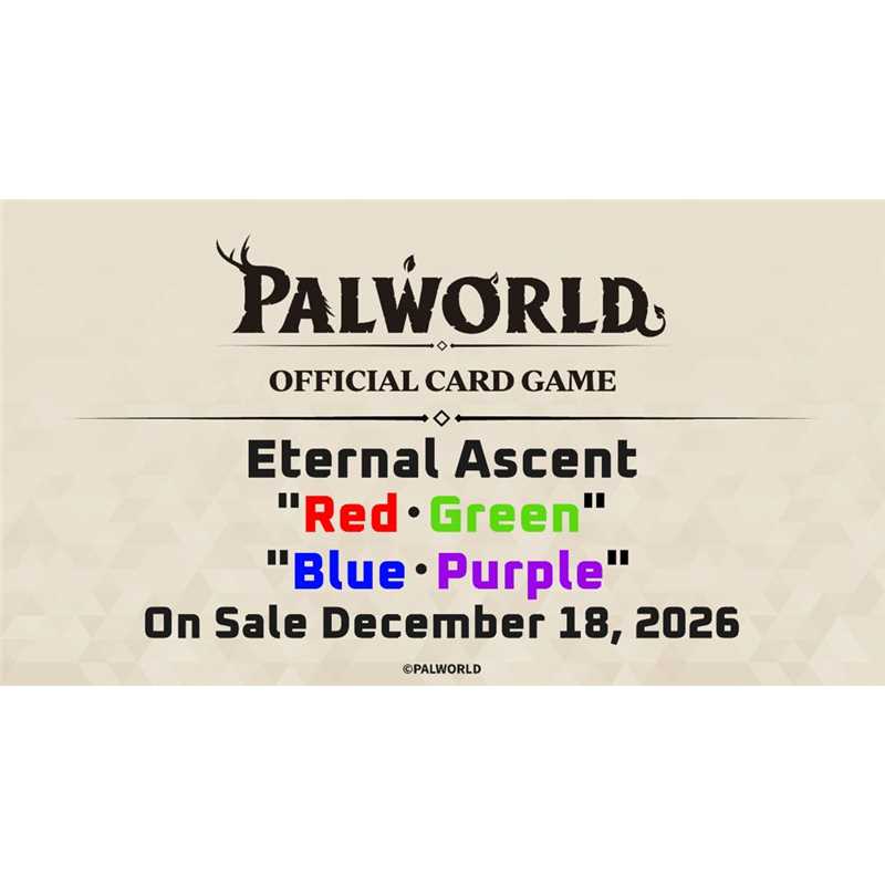 Palworld TD04 Trial Deck Eternal Ascent Blue - Purple