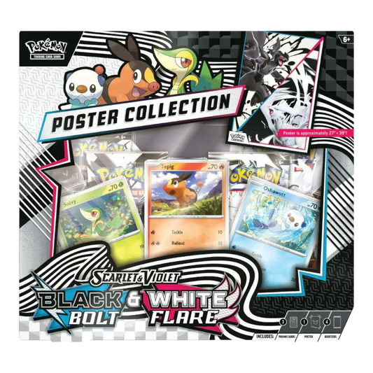 Pokemon Poster Collection Scarlet & Violet, Black Bolt & White Flare