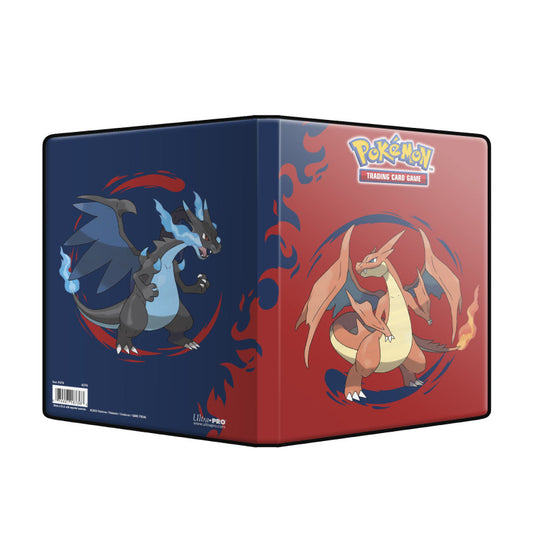 Binder Pokemon pärm 4-pocket Mega Charizard X and Y