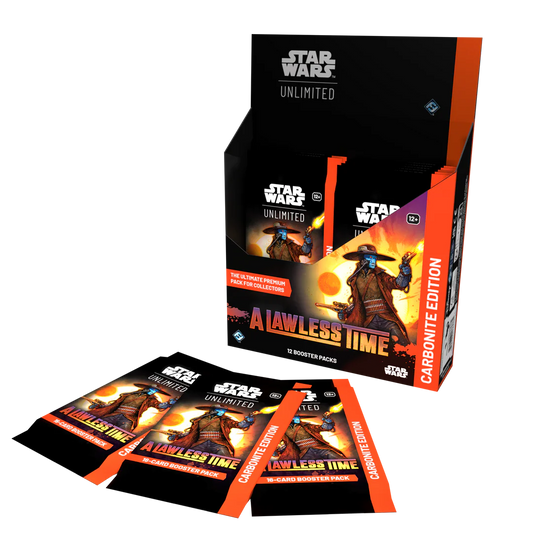 Star Wars: Unlimited - A Lawless Time - Carbonite Booster Box Display