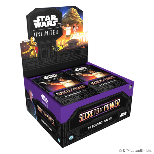 Star Wars: Unlimited - Secrets of Power Booster Display