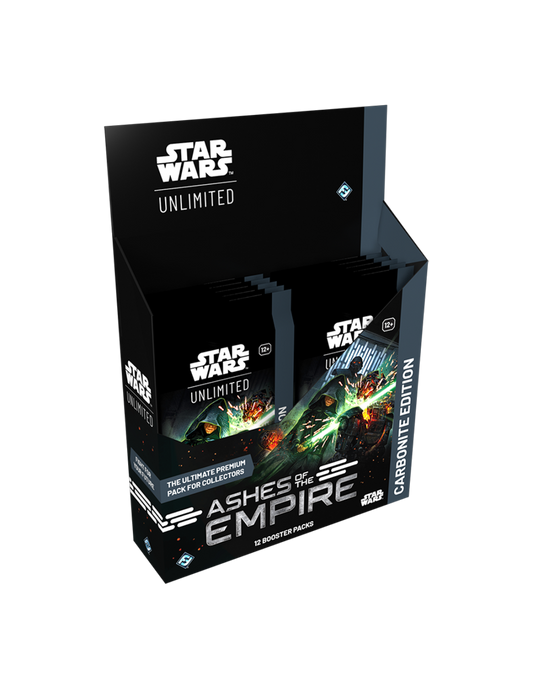 Star Wars Unlimited: Ashes of the Empire Carbonite Booster Display