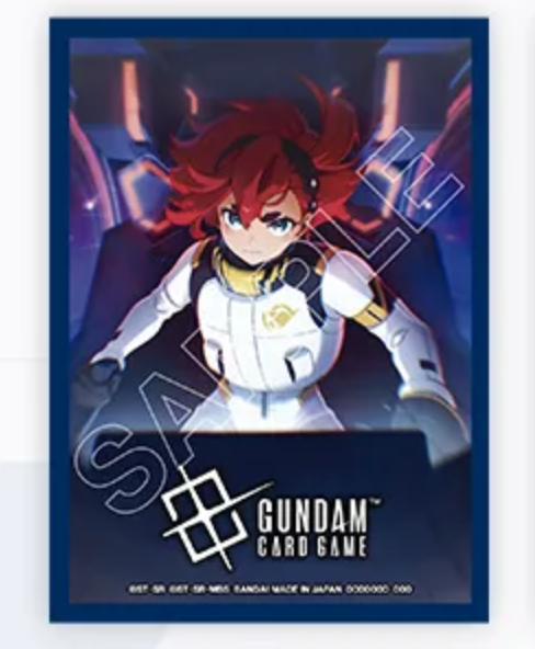 Gundam Card Game Official Card Sleeve 02 (Suletta Mercury)