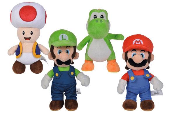 Super Mario Plush Figures All Stars 20 cm - Luigi