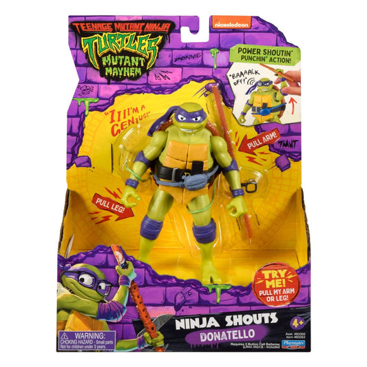 Teenage Mutant Ninja Turtles: Mutant Mayhem Ninja Shouts Action Figure Donatello