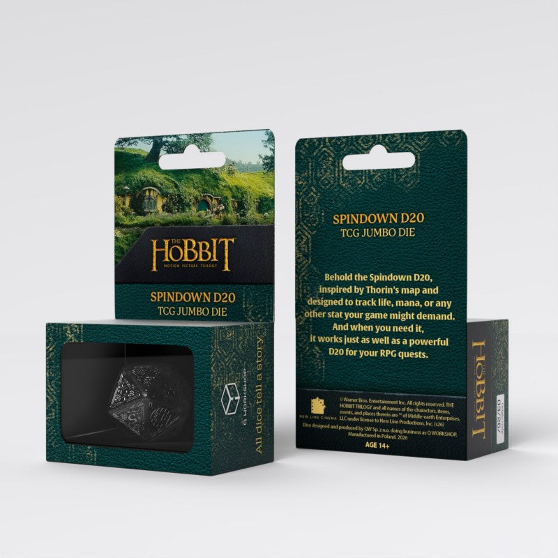The Hobbit Spindown D20 - Umbral TCG Jumbo Dice (Tärning)