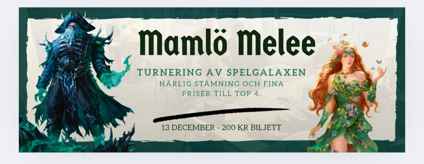 Spelgalaxen Malmö Melee 13/12
