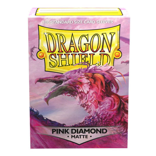 Dragon Shield Standard Sleeves - Pink Diamond (100 Sleeves)